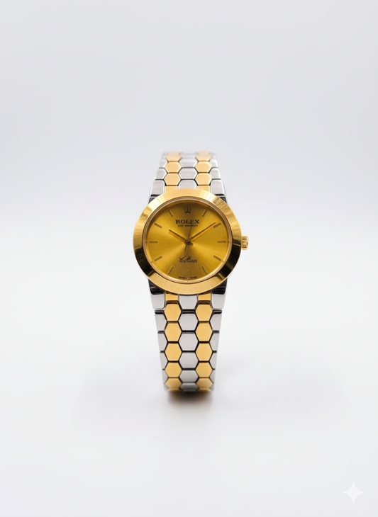 Inspired Ladies Watch | Gold Finish | Yellow Dial 0033