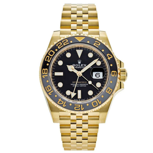 GMT Master - 40mm - Stainless Steel - Yellow Gold Black Dial Jubilee 0052