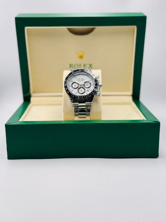 Daytona Silver White Dial | Master Clone Chronograph Watch 004