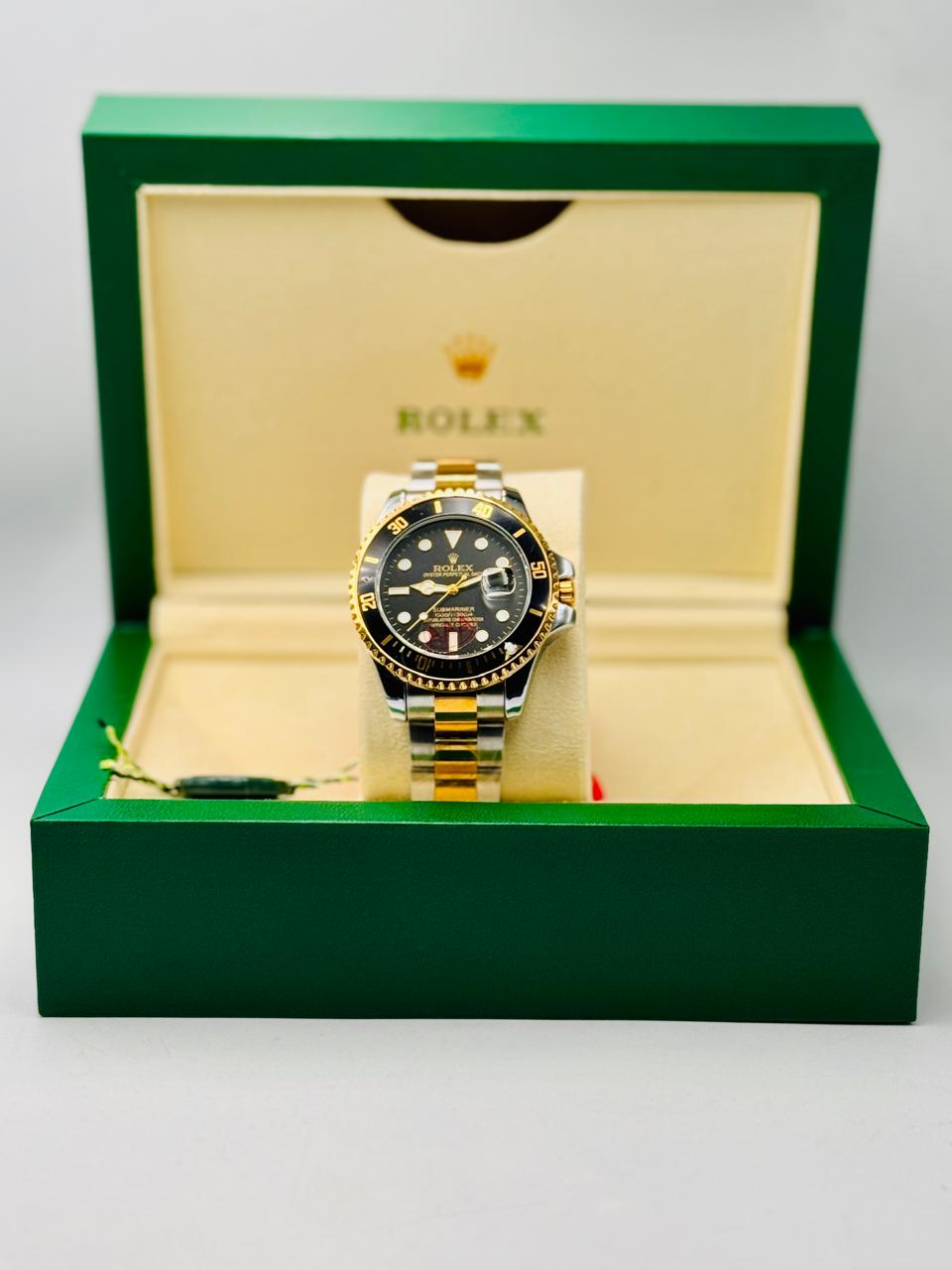 Inspired Submariner Date Watch | 41mm | Stainless Steel | Black Dial & Bezel 0060