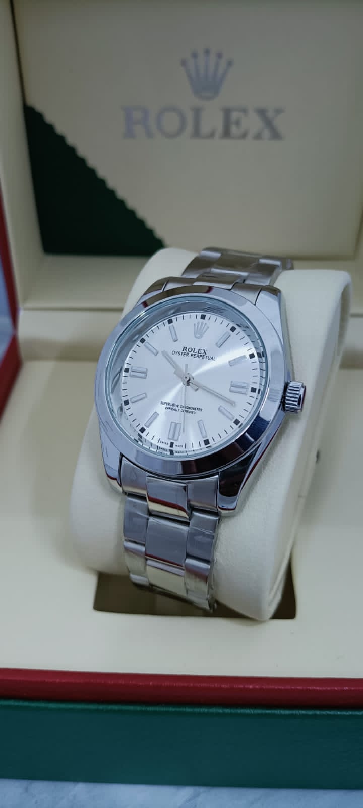 Oyster Perpetual – Ice Silver Steel Edition 0091
