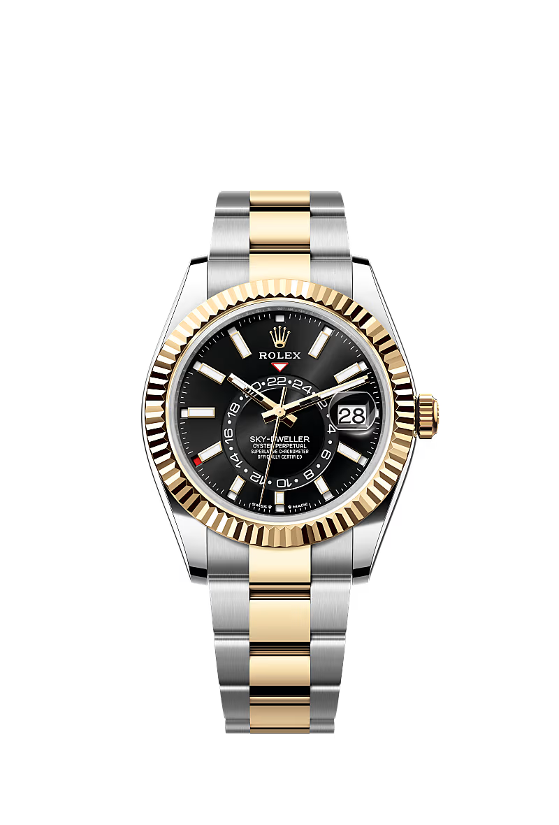 Oyster Perpetual Sky-Dweller | Oystersteel & Yellow Gold | Bright