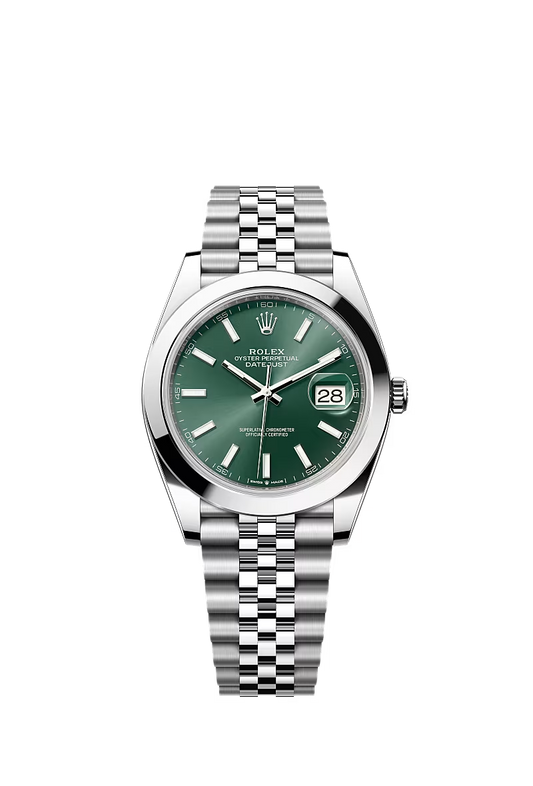 Datejust 41mm | Oystersteel | Mint Green Dial | Jubilee Bracelet