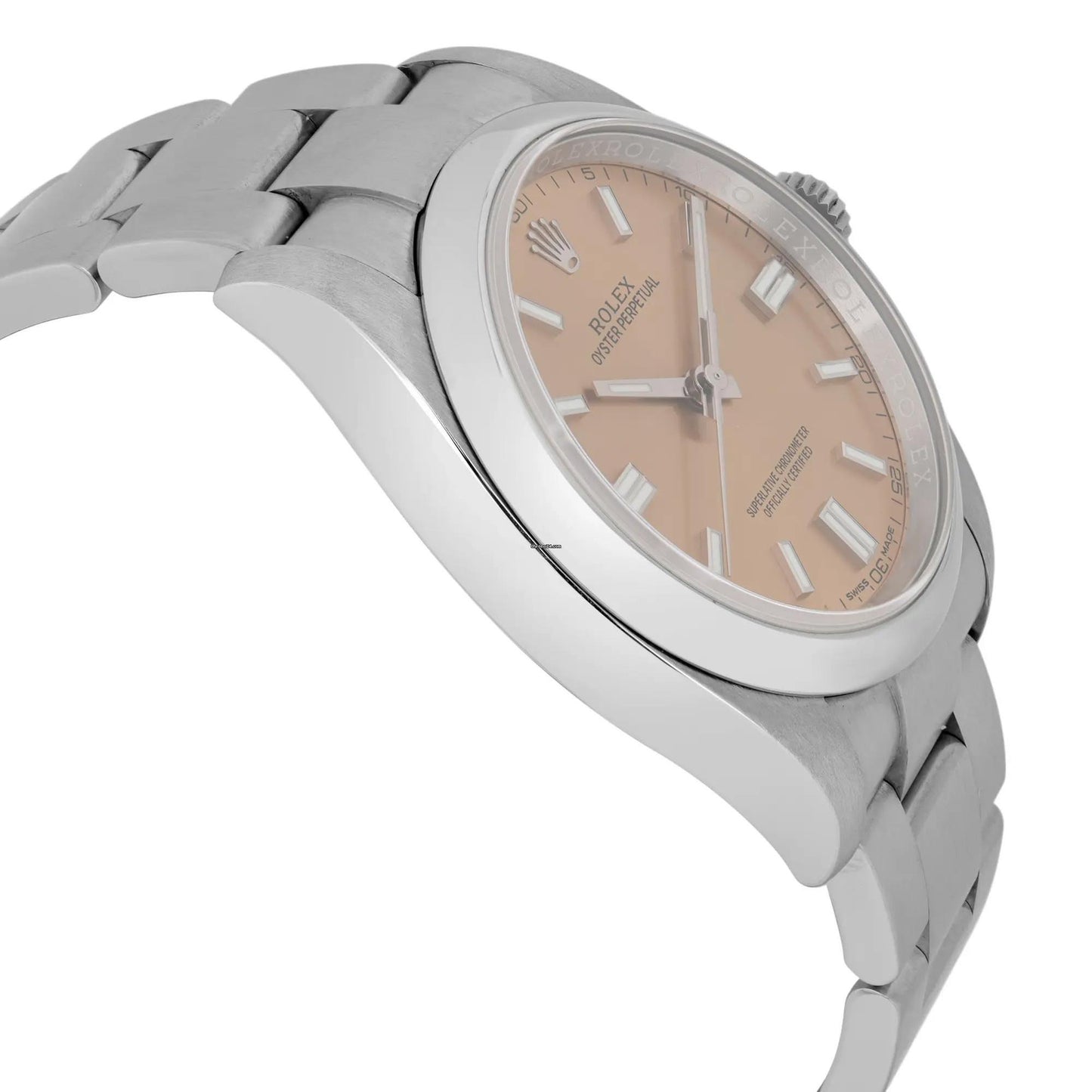 Inspired Oyster Perpetual | Peach Dial – Stainless Steel Men’s Watch 0096
