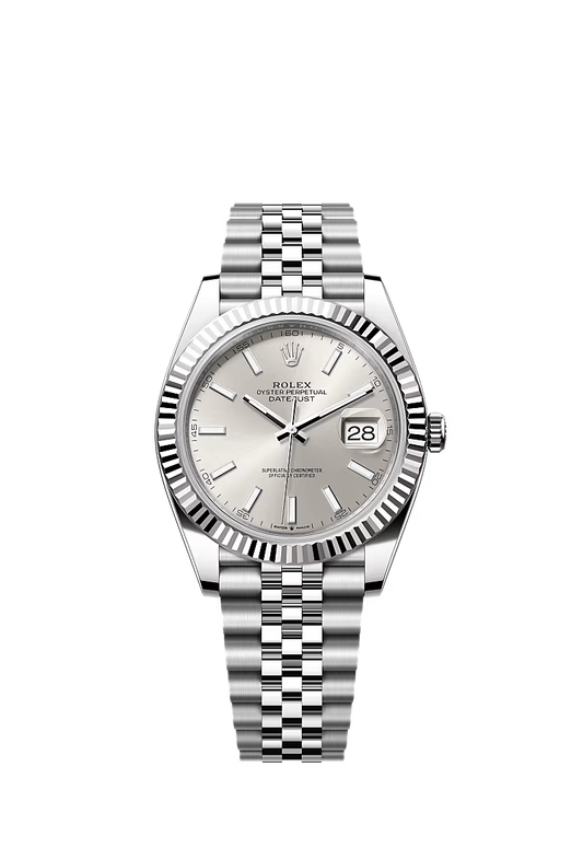 Datejust 41mm | Oystersteel & White Gold | Silver Dial | Jubilee Bracelet
