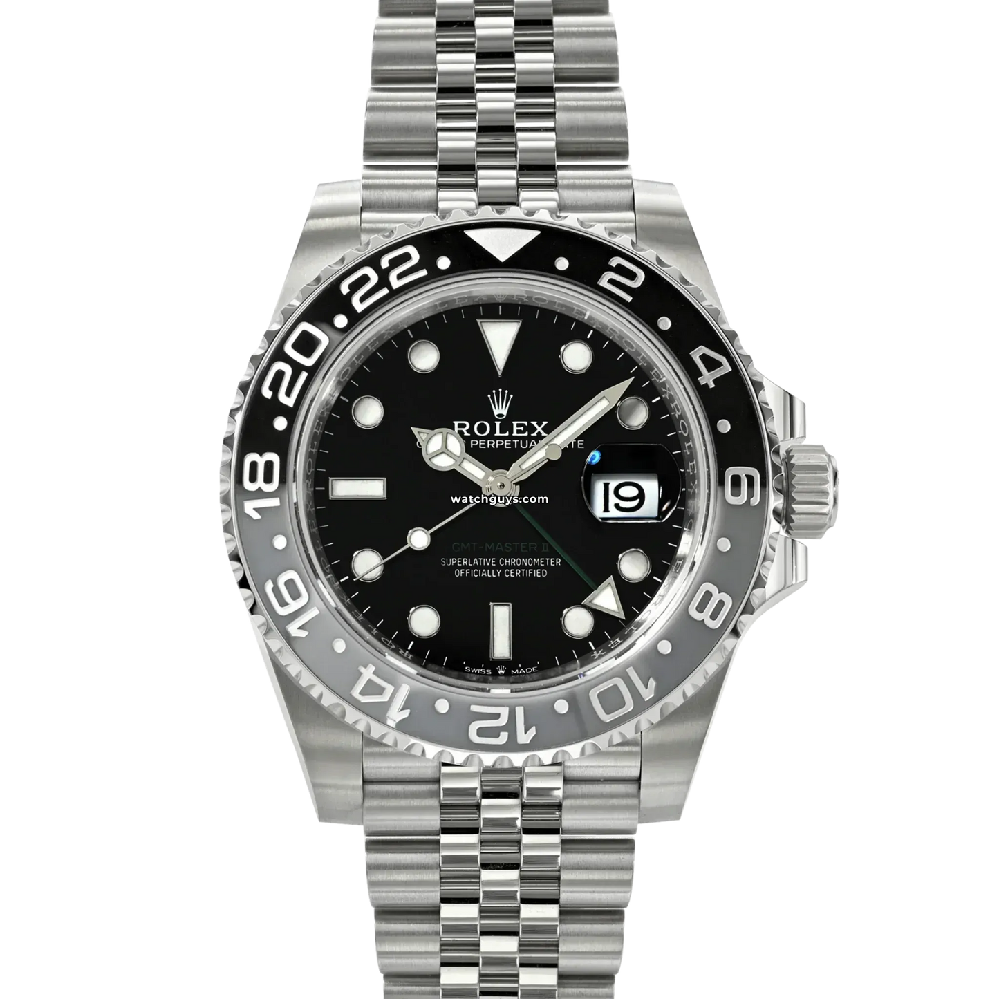 Inspired GMT-Master II “Bruce Wayne” Edition | 43mm Quartz | Black & Blue Bezel | Full Black Finish 0057