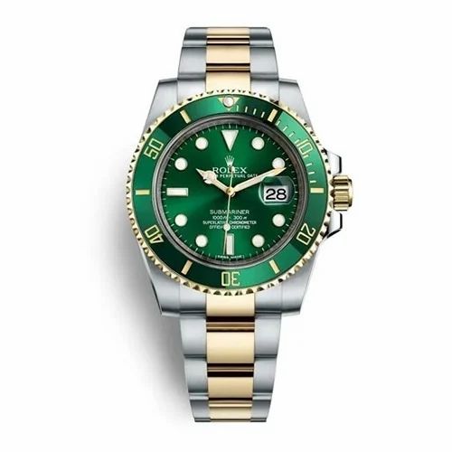 Rolex Submariner Date Steel & Green Gold Men's Watch