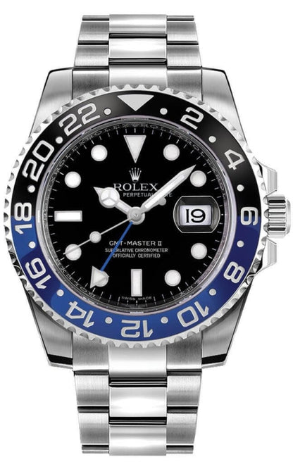 GMT-Master II Batman Oyster Men's Watch 40mm 0044