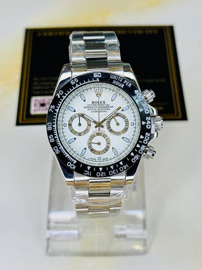 Daytona Silver White Dial | Master Clone Chronograph Watch 004