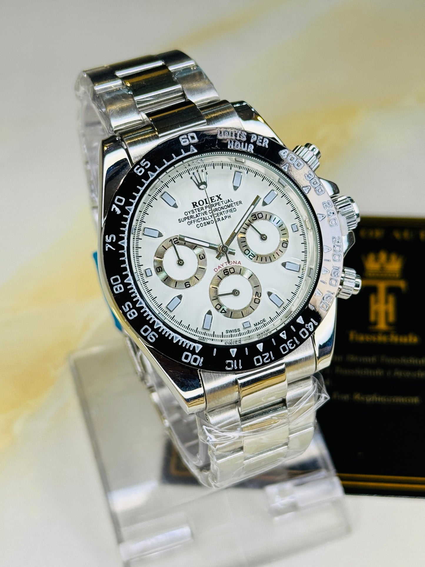 Daytona Silver White Dial | Master Clone Chronograph Watch 004