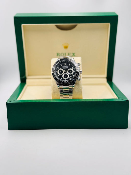 Daytona Black Dial | Ceramic Bezel Stainless Steel Watch 006