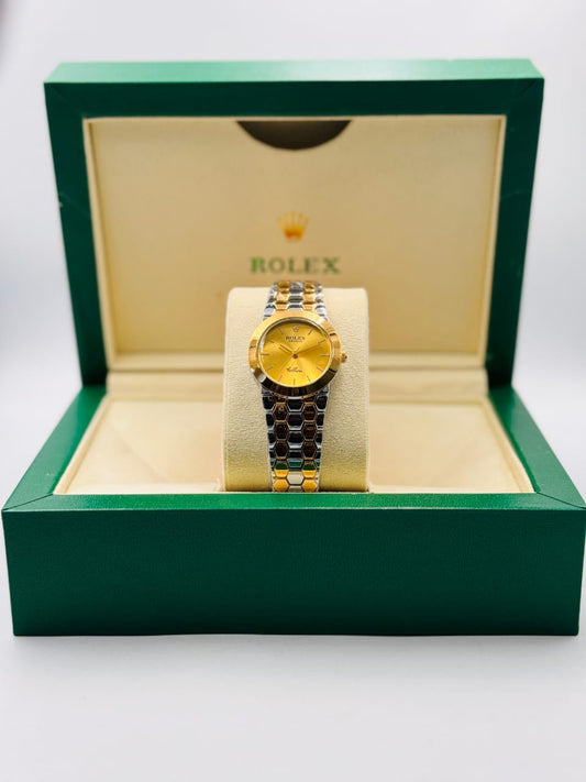 Inspired Ladies Watch | Gold Finish | Yellow Dial 0033