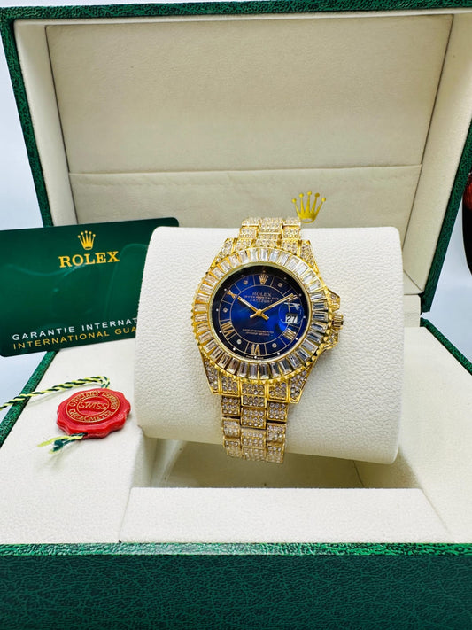 Inspired Iced Out Diamond Watch for Men | Hip Hop Style  | Luxury Bling Timepiece 0034