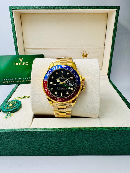 Inspired GMT-Master II Pepsi Oystersteel Men's Luxury Watch 0045