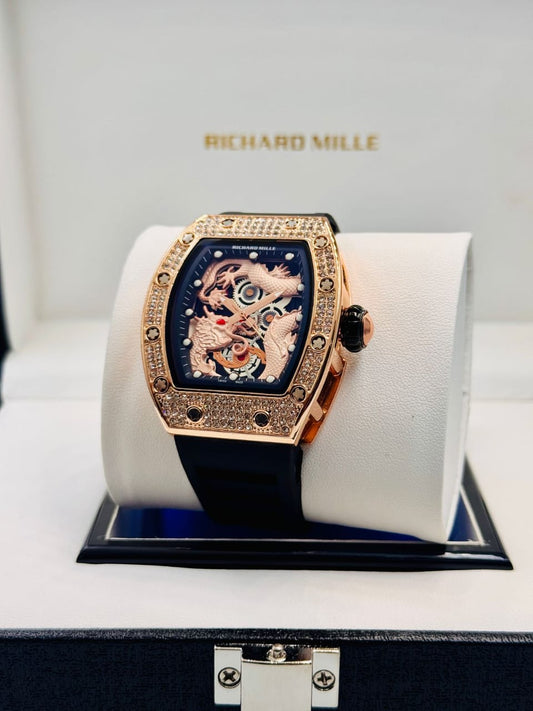Richard Mille Dragon Skeleton | Rose Noir Edition