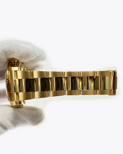 Daytona-Inspired Chronograph – 40MM | Black Dial | Yellow Gold Bracelet 0021