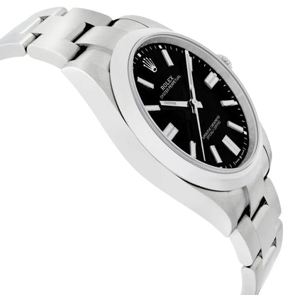 Inspired Oyster Perpetual | Black Dial – Stainless Steel Men’s Watch 0095