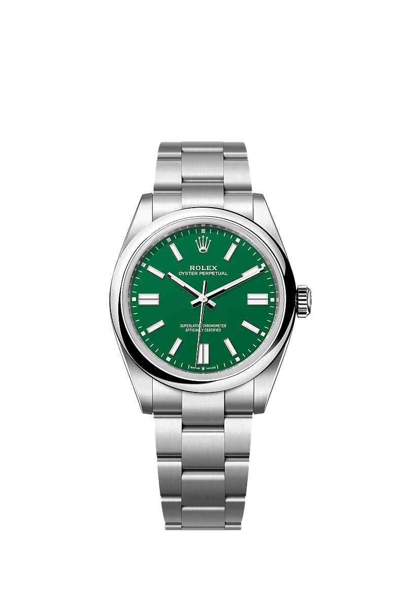Oyster Perpetual 41mm | Green Dial | Oyster Bracelet