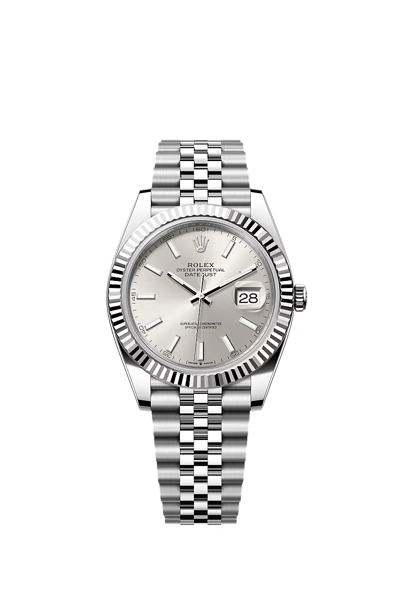 Datejust 41mm | Oystersteel & White Gold | Silver Dial | Jubilee Bracelet