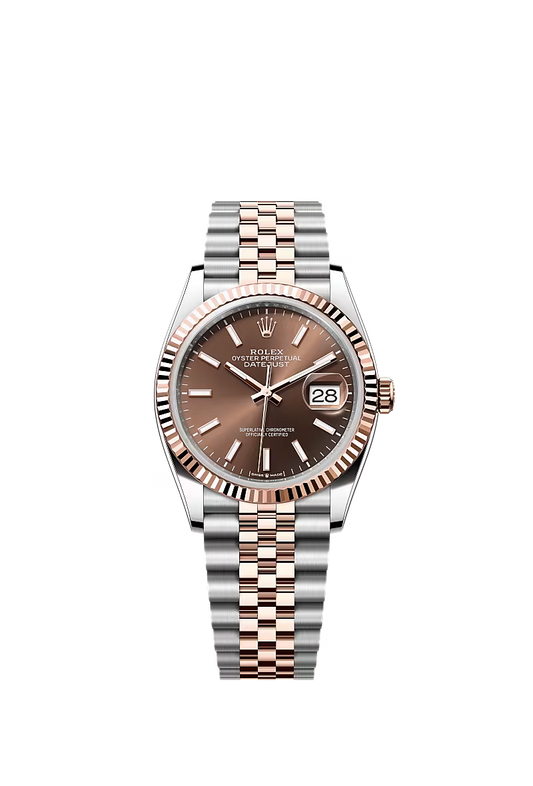 Oyster Perpetual Datejust 36 | Oystersteel & Everose Gold | Chocolate Dial | Jubilee Bracelet