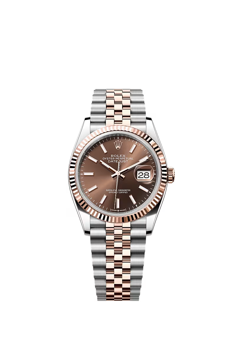 Oyster Perpetual Datejust 36 | Oystersteel & Everose Gold | Chocolate Dial | Jubilee Bracelet