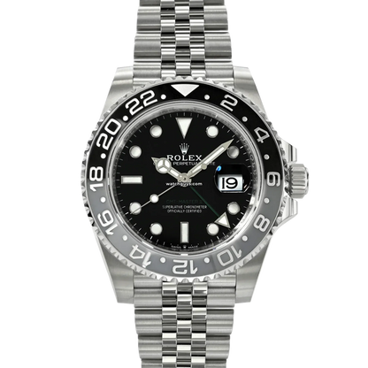 Inspired GMT-Master II “Bruce Wayne” Edition | 43mm Quartz | Black & Blue Bezel | Full Black Finish 0057